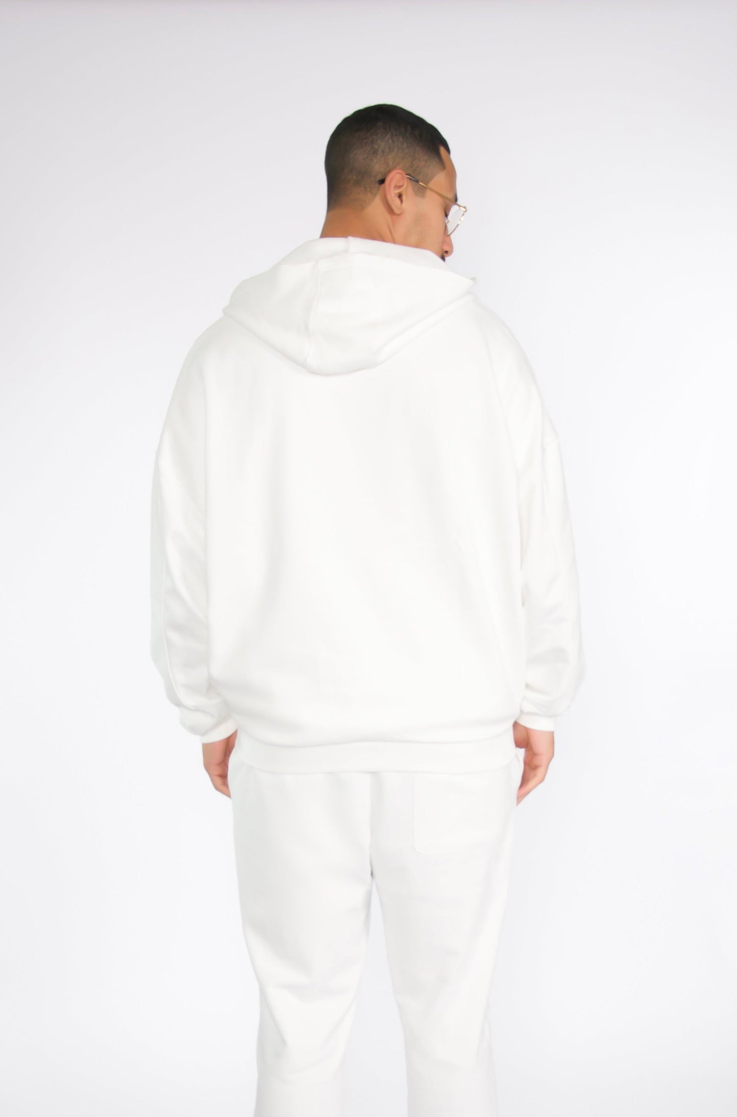 SAVAGI Basic Zip-Hoodie Off-White