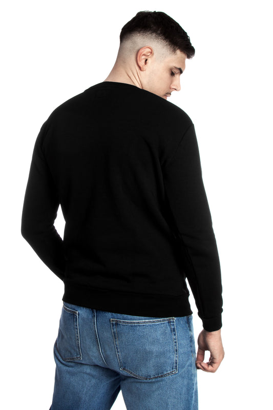 SAVAGI Logo Tape Sweatshirt Black